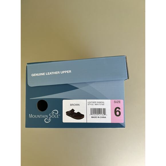 Mountain Sole Leather Sandals Women’s Size 6 Brown Style 984173195 - Picture 12 of 12